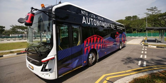 مسافرگیری اتوبوس‌های خودران در سنگاپور از فردا