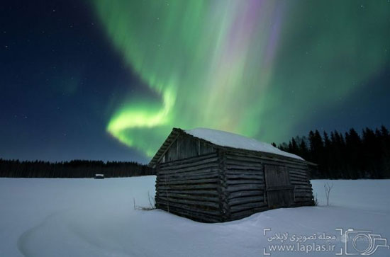 تصاویری زیبا از شفق شمالی در فنلاند
