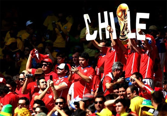 عکس: ماندن میزبان در جام و حذف شیلی
