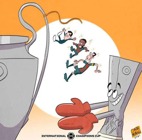 سقوط بارسلونا به لیگ اروپا