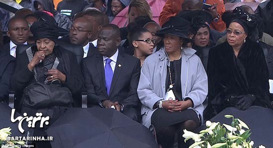 عکس: رهبران جهان در مراسم یادبود «ماندلا»