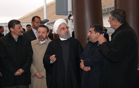 افتتاح آزادراه تهران-شمال با حضور روحانی