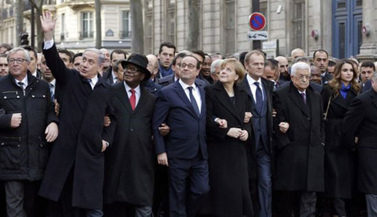 نتانیاهو چگونه به صف اول پاریس رسید؟!