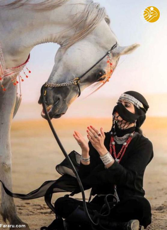 زنان عربستانی برای نخستین بار اسب‌سواری کردند