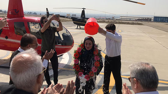 سمیرا شبانی؛ اولین و تنها خلبان زن بالگرد در ایران