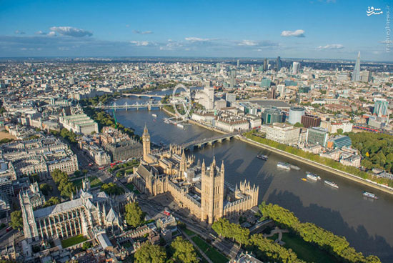 پرواز رویایی در آسمان لندن با این تصاویر
