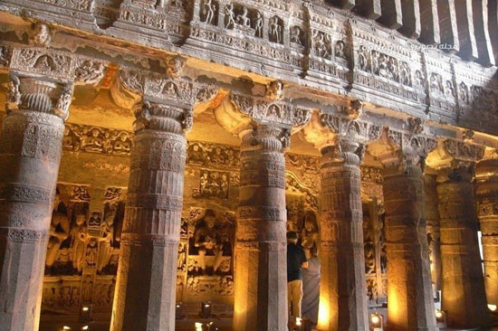 Ajanta و Ellora دیدنی ترین غار های هند +عکس