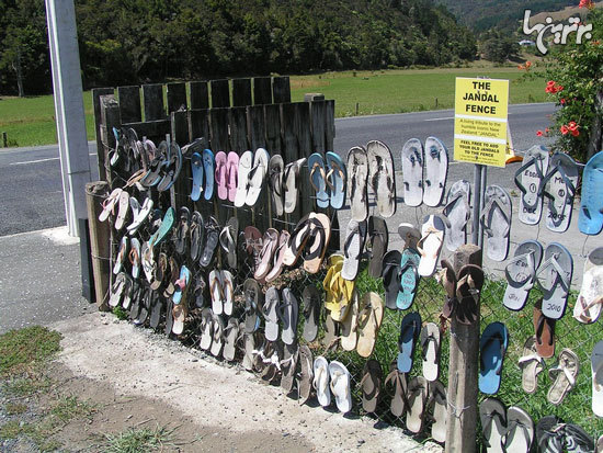 تزئین حصارها با زباله، روش منحصربه فرد نیوزیلندی‌ها