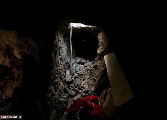 داعش چرا تونل حفر کرده است؟ +عکس