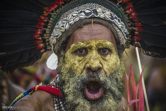 جشنواره قبایل در گینه جدید پاپوا +عکس
