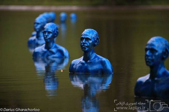 مردان آبی مفسر آب و هوا +عکس