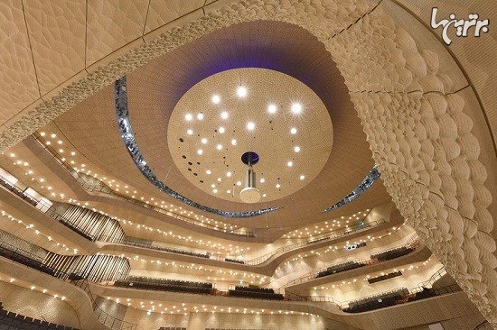 سالن کنسرتی که توسط الگوریتم‌ها طراحی شده است