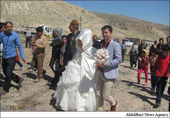 ازدواج زوج چینی در خراسان شمالی +عکس