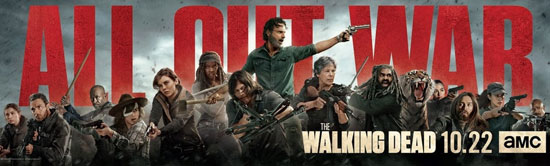 یک جنگ تمام عیار در فصل هشت The Walking Dead