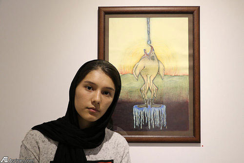 نمایشگاه نقاشی‌های سه‌ نوجوان افغان در تهران