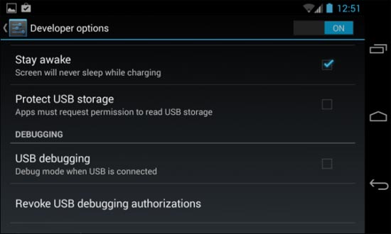 ۸ کاربرد Developer Options اندروید