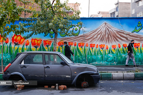 خودرو‌های رها شده در خیابان‌های تهران