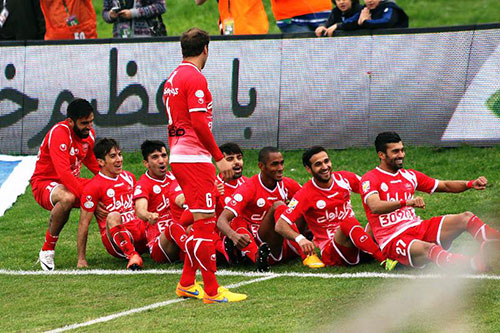 عکس: شادی گل حساسیت زای‌ پرسپولیس