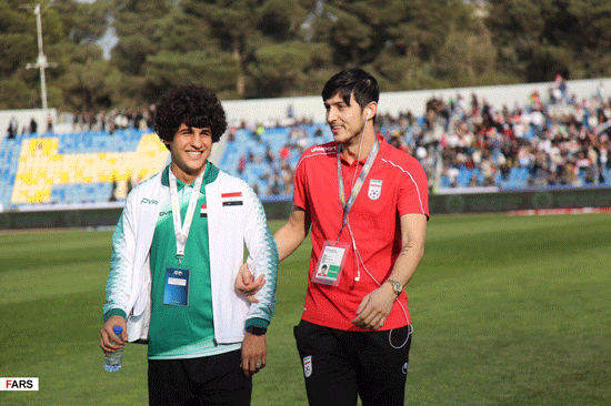 باخت ایران مقابل عراق در ورزشگاه امان