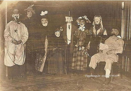 تصاویر وحشتناک از لباس‌های هالووین در قدیم