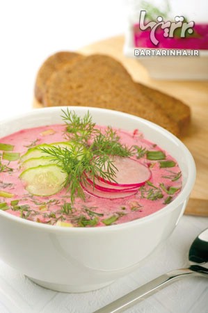 سوپ چغندر كبابی، یک شام سبک و سالم