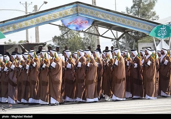 عکس: رژه نیروهای مسلح با حضور روحانی
