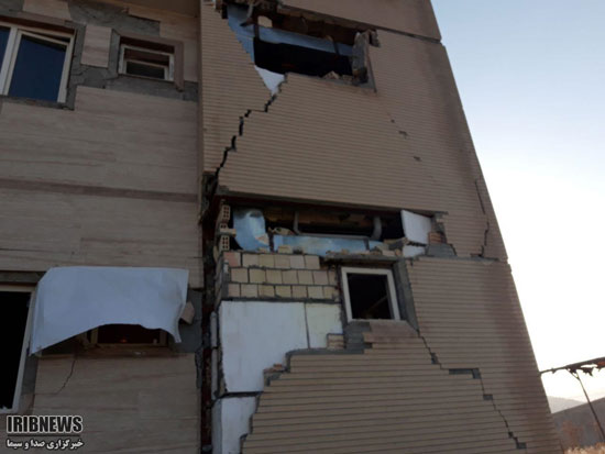 خسارت زلزله مرگبار امروز در کرمانشاه