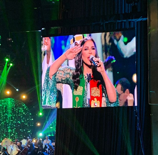 کنسرت بلقیس و احلام در عربستان