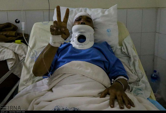 مجروحان حادثه تروریستی زاهدان در بیمارستان