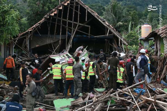 تصاویری از میزان خسارت سونامی اندونزی