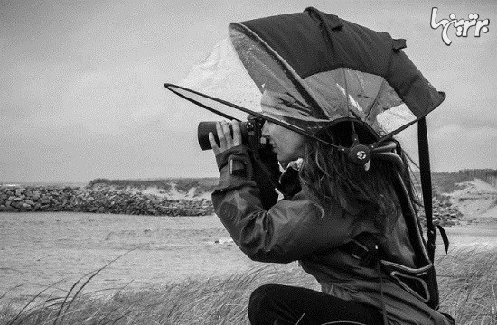 چتری برای عکاسی در آب و هوای نامساعد