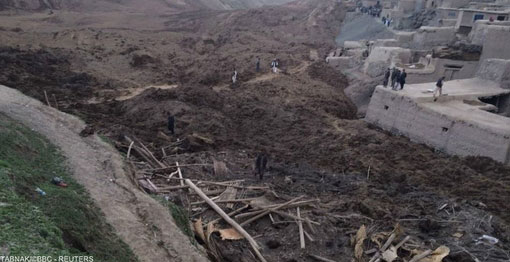 دفن یک روستا در افغانستان +عکس