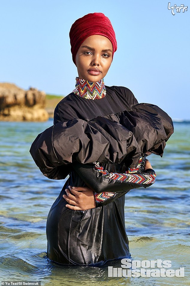 «حلیمه آدن» اولین مدل محجبه لباس شنای اسلامی