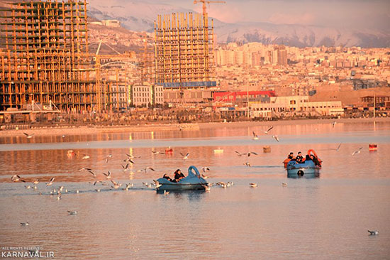 دریاچه چیتگر تهران؛ تفریحات هیجان انگیز (۱)