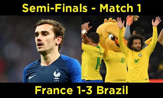 برزیل ۲ - ۱ اسپانیا؛ فینال جام جهانی!