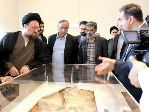 سیدحسن به موزه ملی ایران رفت