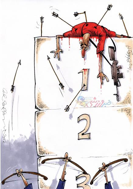 کاریکاتور: حمله خونین استقلال به پرسپولیس!