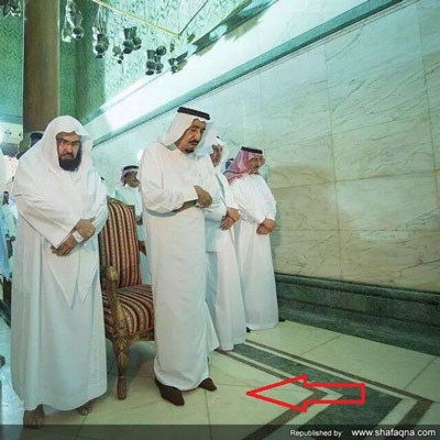 انتقاد از اقدام عجيب پادشاه عربستان +عکس