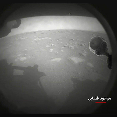 شوخی با اولین عکس‌هایی از مریخ