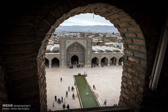 گردشگران نوروزی در مسجد وکیل شیراز