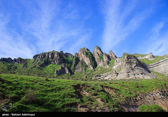 طبیعت ژئوپارک دومولی در اردبیل