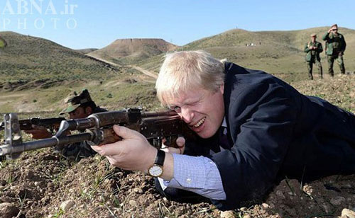 شهردار لندن به جنگ داعش رفت؟! +عکس