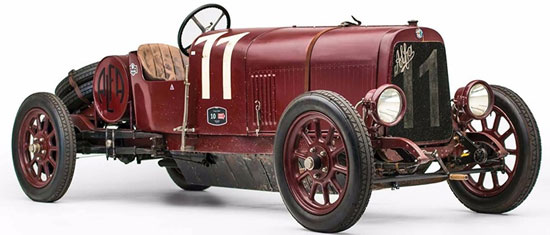 حراج اولین خودروی تولید شده توسط آلفا رومئو