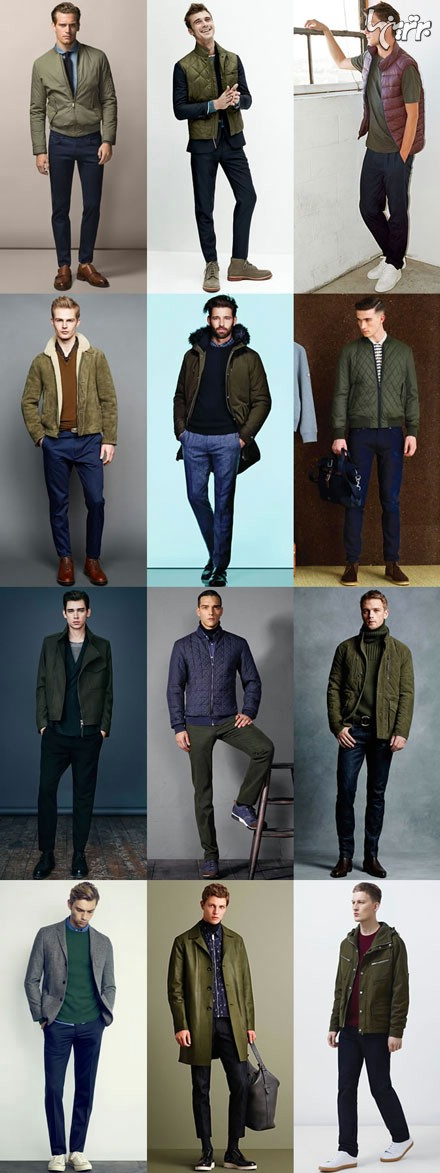 ست رنگ لباس مردانه در پاییز و زمستان 94
