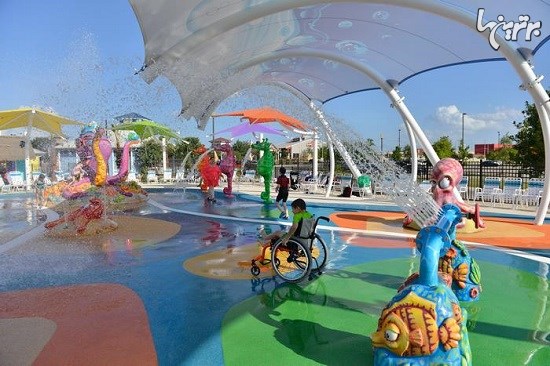 افتتاح اولین پارک آبی مخصوص معلولین در جهان