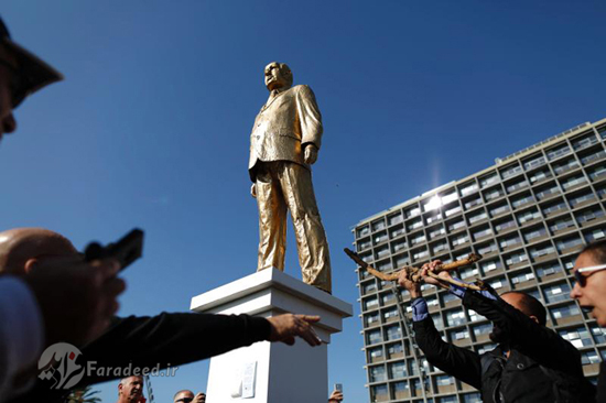 مجسمه طلایی نتانیاهو چگونه نابود شد؟