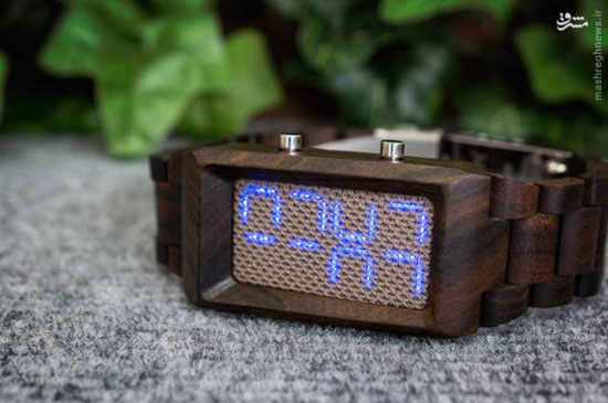 ساعت های هوشمند چوبی جالب +عکس