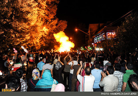 عکس: پایکوبی با طعم جام جهانی در شهر (3)