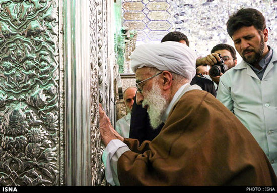 عکس: سفر آیت‌ الله جنتی به شیراز
