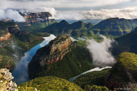 در عمقِ یکی از عجایب طبیعی آفریقای جنوبی